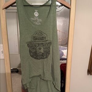 Mighty Fine Olive Tank Top
